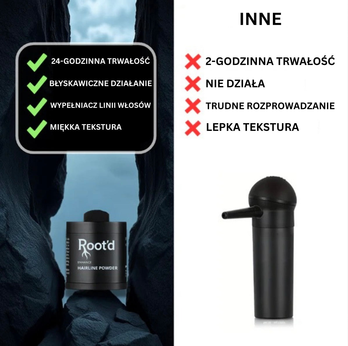 Puder do włosów Rooted