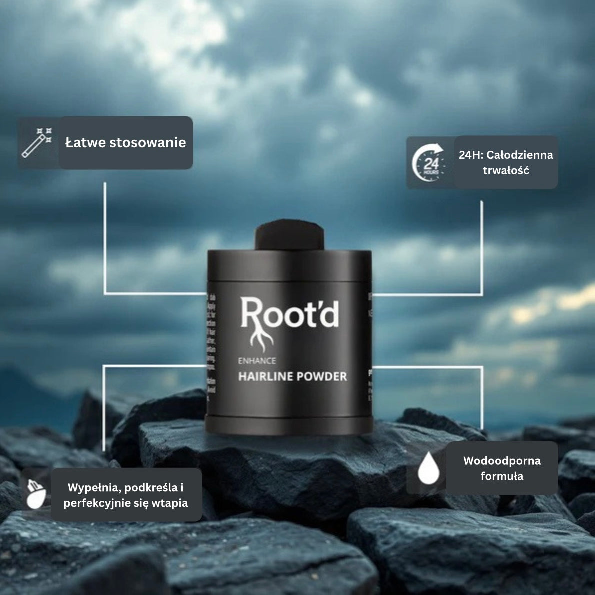 Puder do włosów Rooted